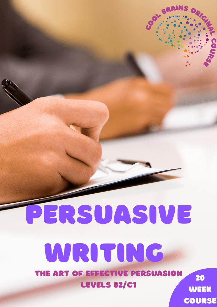 Perceptions Writing Cool Persuasive Writing Course - Cool Brains